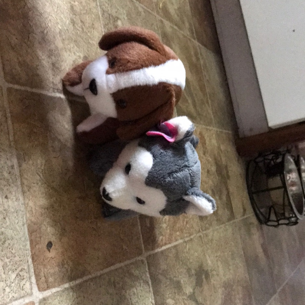 Dog plush stuff animals